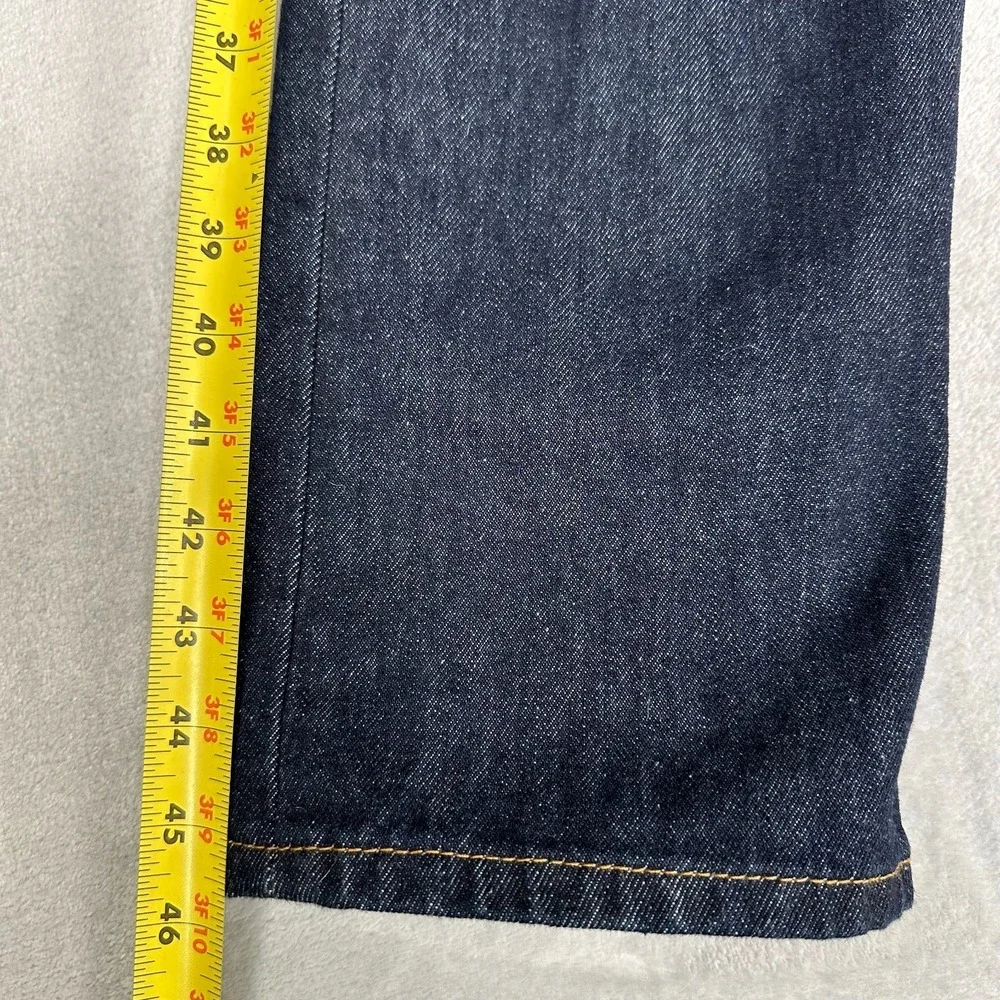Levis 505 Jeans Mens 38x34 Blue Regular Straight Mid Rise Dark Wash